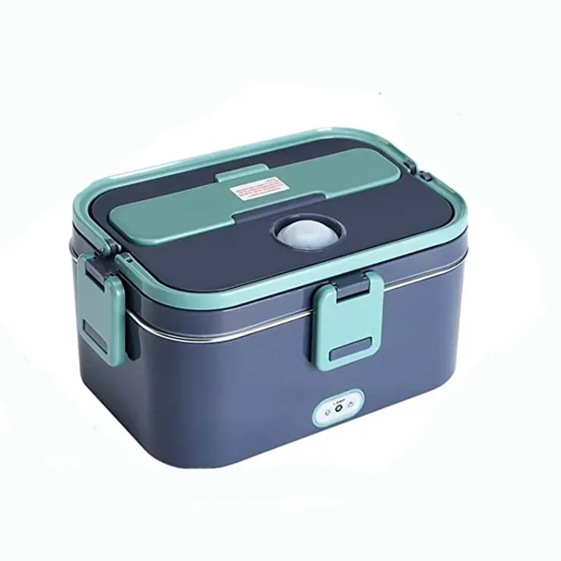 Portable electric lunch box 1 bottle pc car stainless steel plastic 2-in-1 household insulation heating lunch box can be plugged