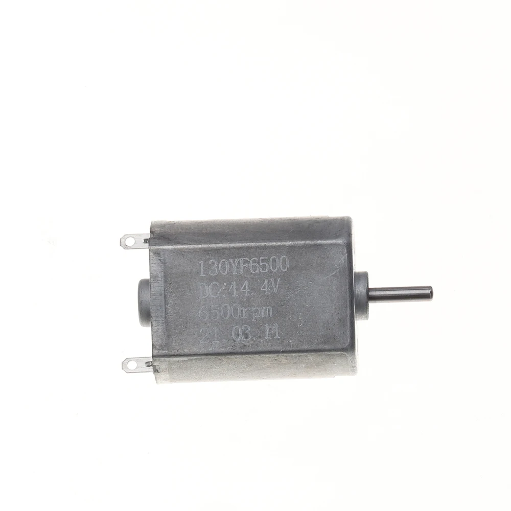 Mini 130 Flat Motor DC 5V 9V 14.4V Slow Speed Precious Metal Brush Low Power Consumption Toy Motor Car Model Motor