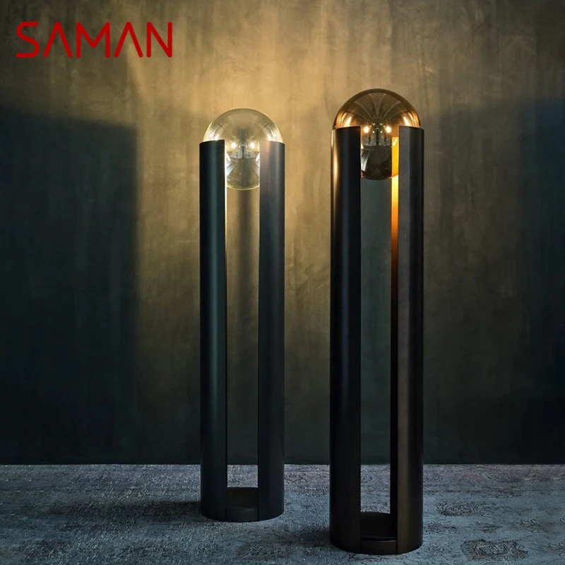 SAMAN-Lampadaire LED Nordique Luxueux, Lampe sur Pied Décorative Personnalisée et Créative, Salon Familial, Chambre à Coucher