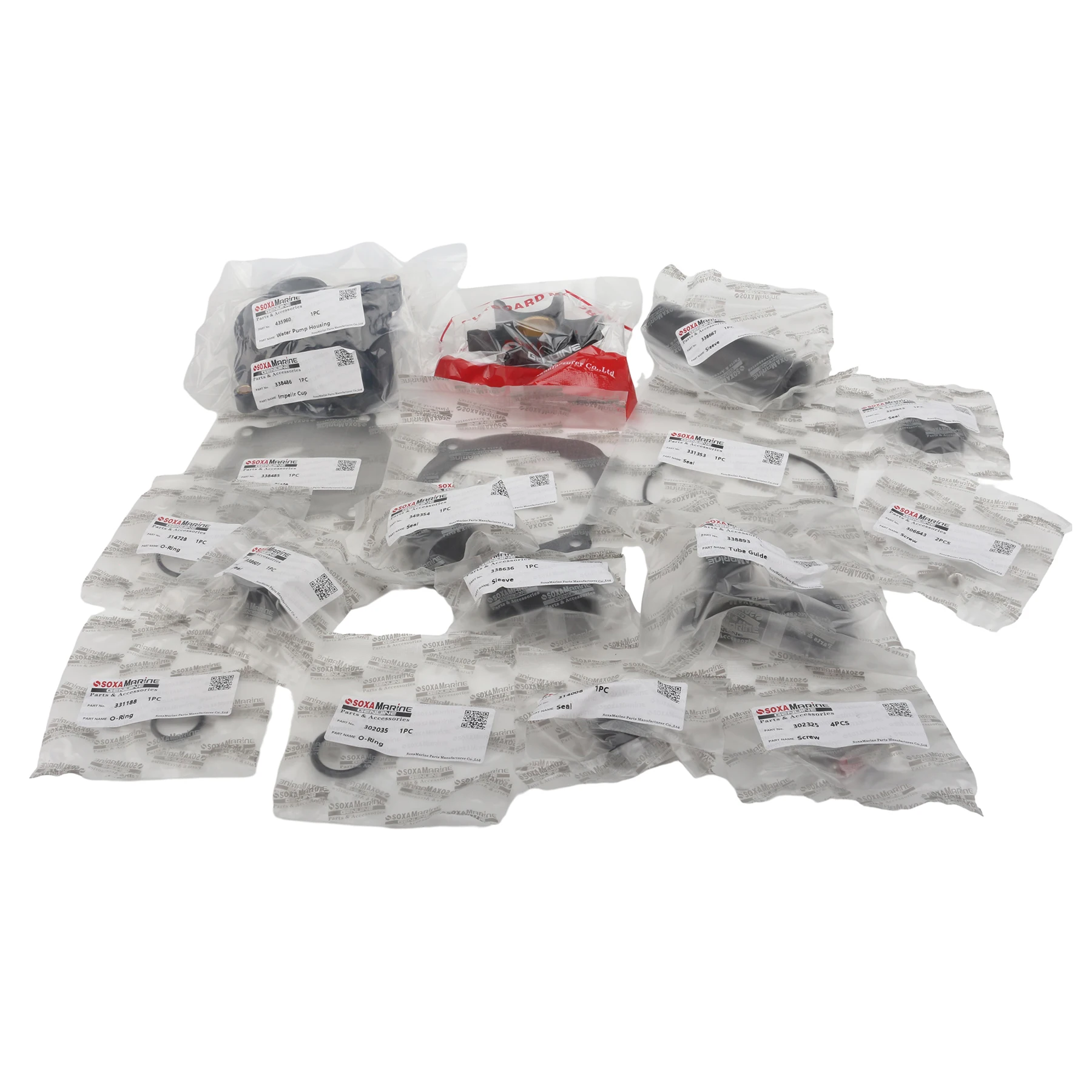 

Outboard Impeller Repair Kit 5001595 Comaptible with Johnson Evinrude 75 To 250 HP V4 V6 V8 Motors 435929 395062 5001593