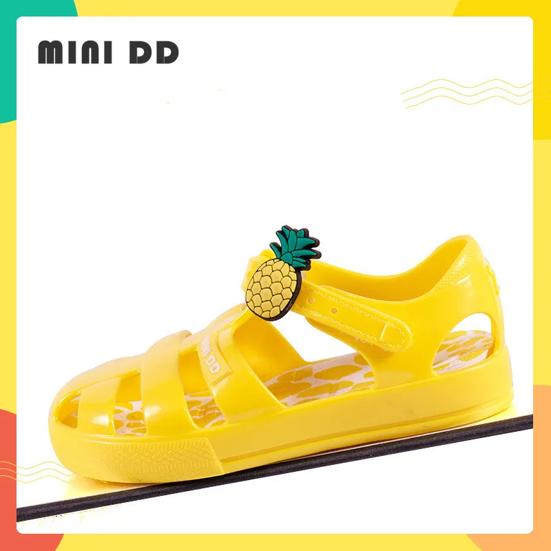 2022 Children\'s Girls Fashion Sandals Stone Pattern Casual Jelly Shoes Summer Non-slip Breathable Kids Shoes DD028