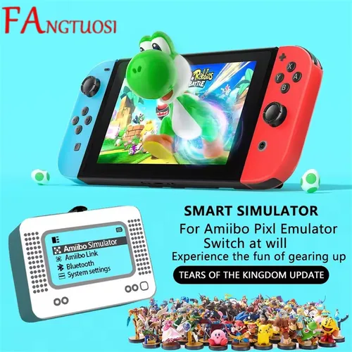Imagen 2 del producto Para accesorios de juego Switch/Wiiu para Allmiibo, simulador inteligente recargable, emulador, grabador Universal Compatible con Bluetooth