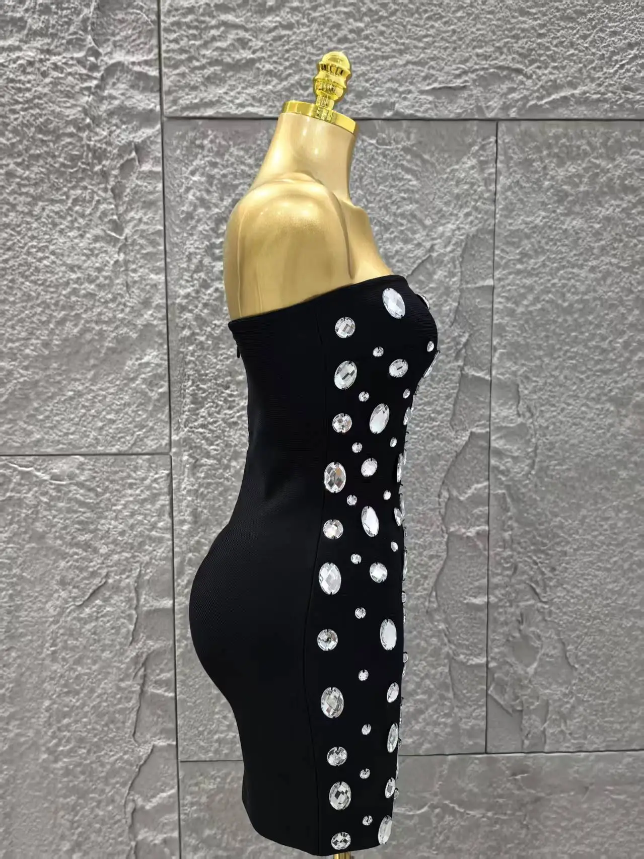 Minimaliste Sexy bretelles brillant paillettes plumes moulante Mini robe célébrer discothèque fête anniversaire vacances tenue