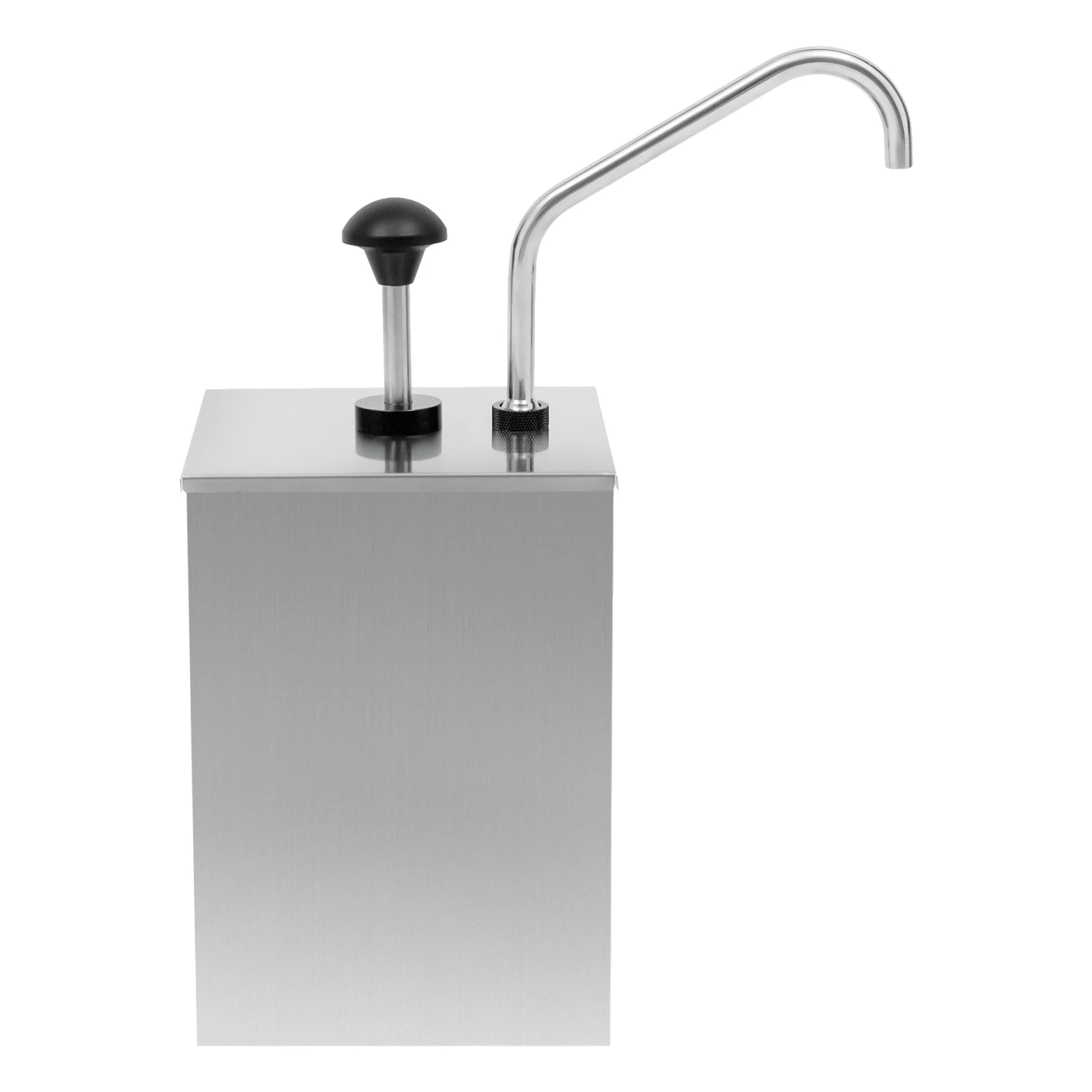 

Stainless Steel Sauce Dispenser Pump,Stainless Steel Sauce Tank,4L Large Capacity,Easy to Distribute,for Buffets and Restaurants