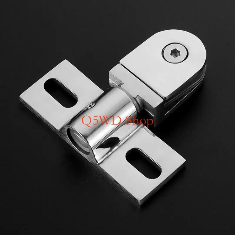 Q5WD Shower Door Hardware Display Cabinet Showcases Clamp Pivots Hinges for Bathroom