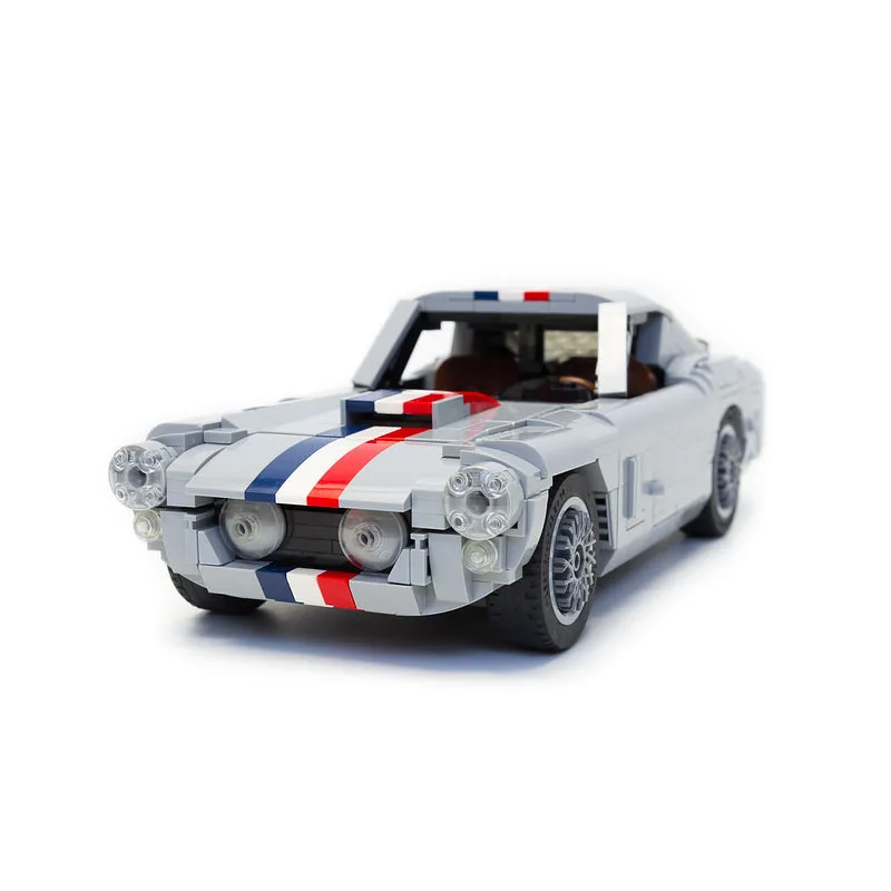 MOC-37457 Klassieke Supercar 250 Gt Assemblage Splitsing Bouwsteen Model 1053 Auto Onderdelen Bouwsteen Kids Verjaardag Speelgoed Cadeau