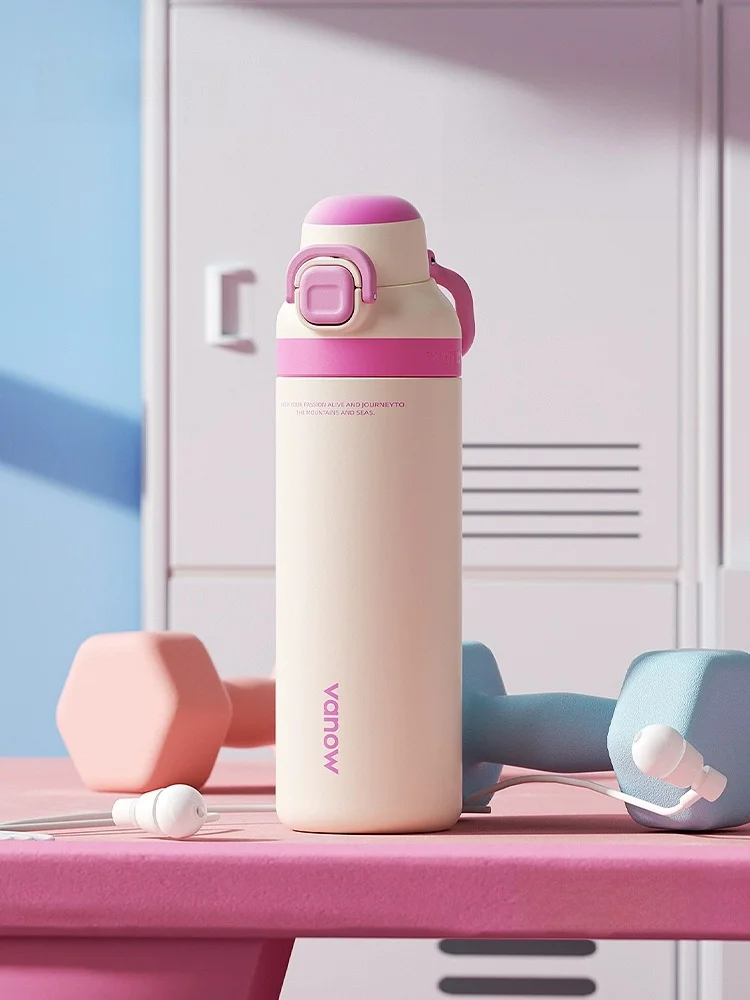 Vanow Cerc Insulated Water Bottle St Portable Outdoor Sports Drink Cup High Aesthetic Value New Model for Women — купить у AliExpress WW