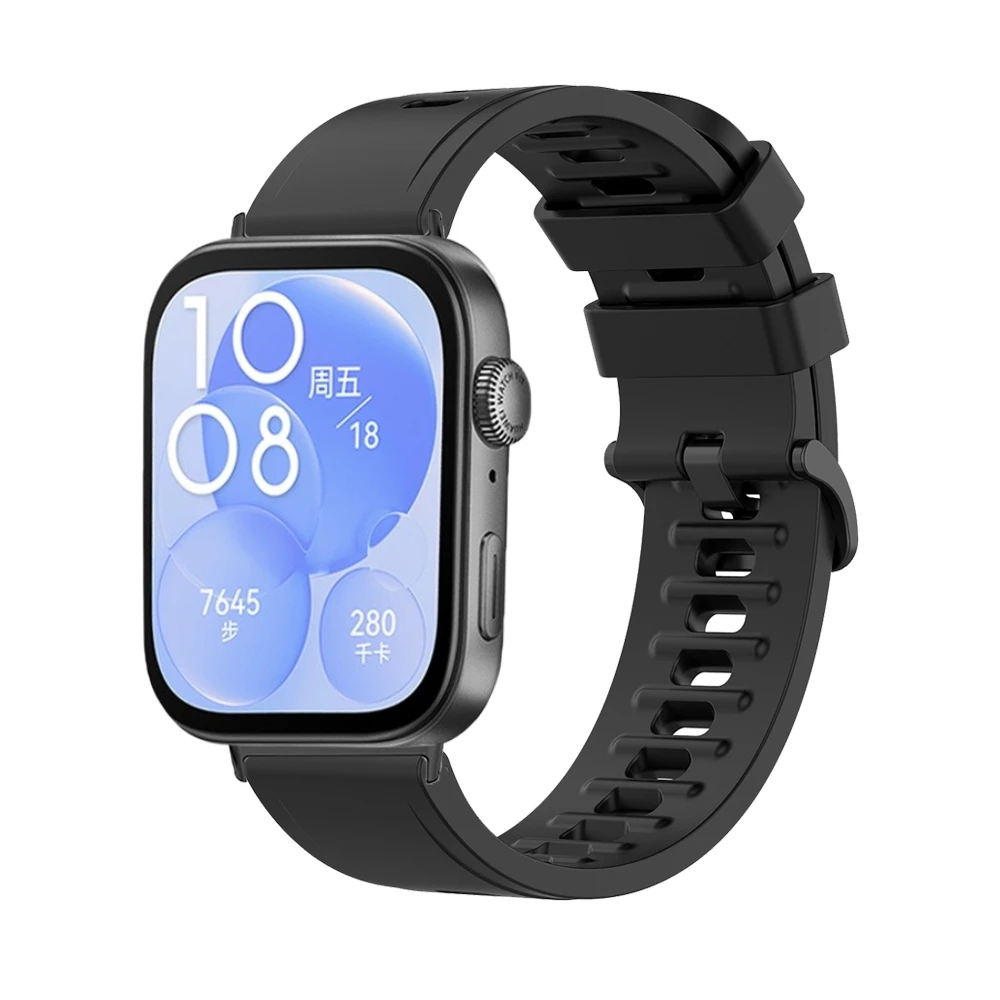 Ремешок силиконовый для Huawei Watch Fit 3, удобный спортивный сменный Браслет для Huawei Watch Fit 3, аксессуары для часов