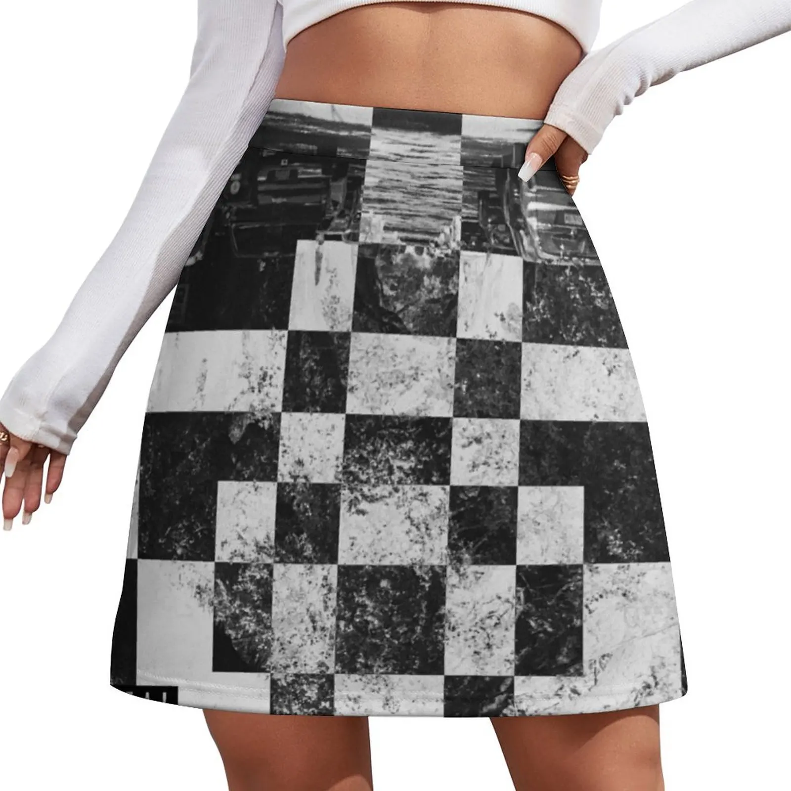 Upside Album Art Mini Skirt clothes new in clothes Mini Skirt