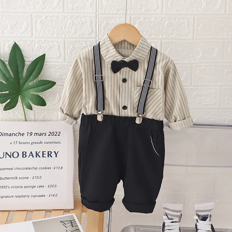 New Spring Autumn Baby Clothes Children Boys Long Sleeved Shirt Pants 2Pcs/Sets Toddler Clothing Infant Costume Kids Tracksuits