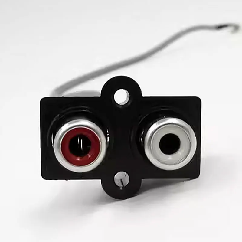 

Audio Signal Cable 2 RCA TO XH2.54MM-3PIN Audio Input Socket 30CM Line Length Extended Sound Signal Interface For Panel