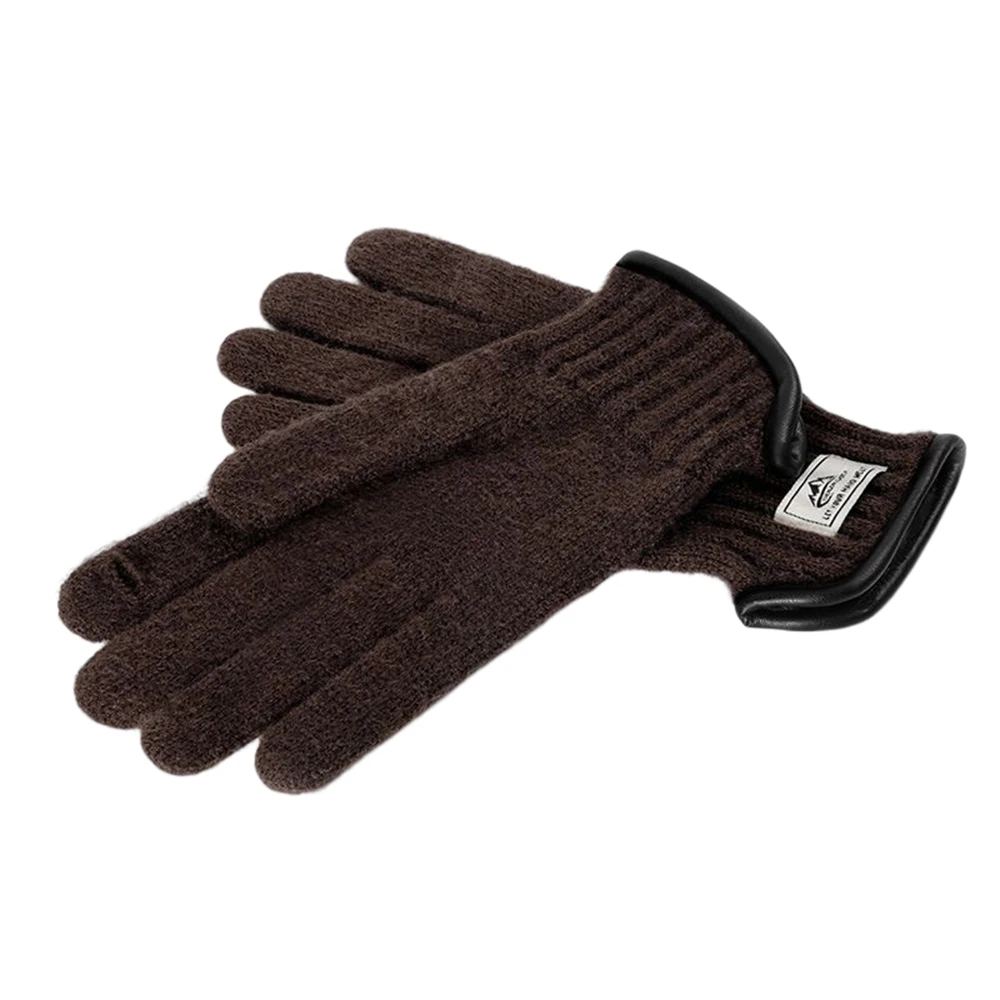 Man Woman Winter Gloves with Touch Screen Accessible Antarctic Fleece Material for Outdoor Fishing Trip Dating Shopping