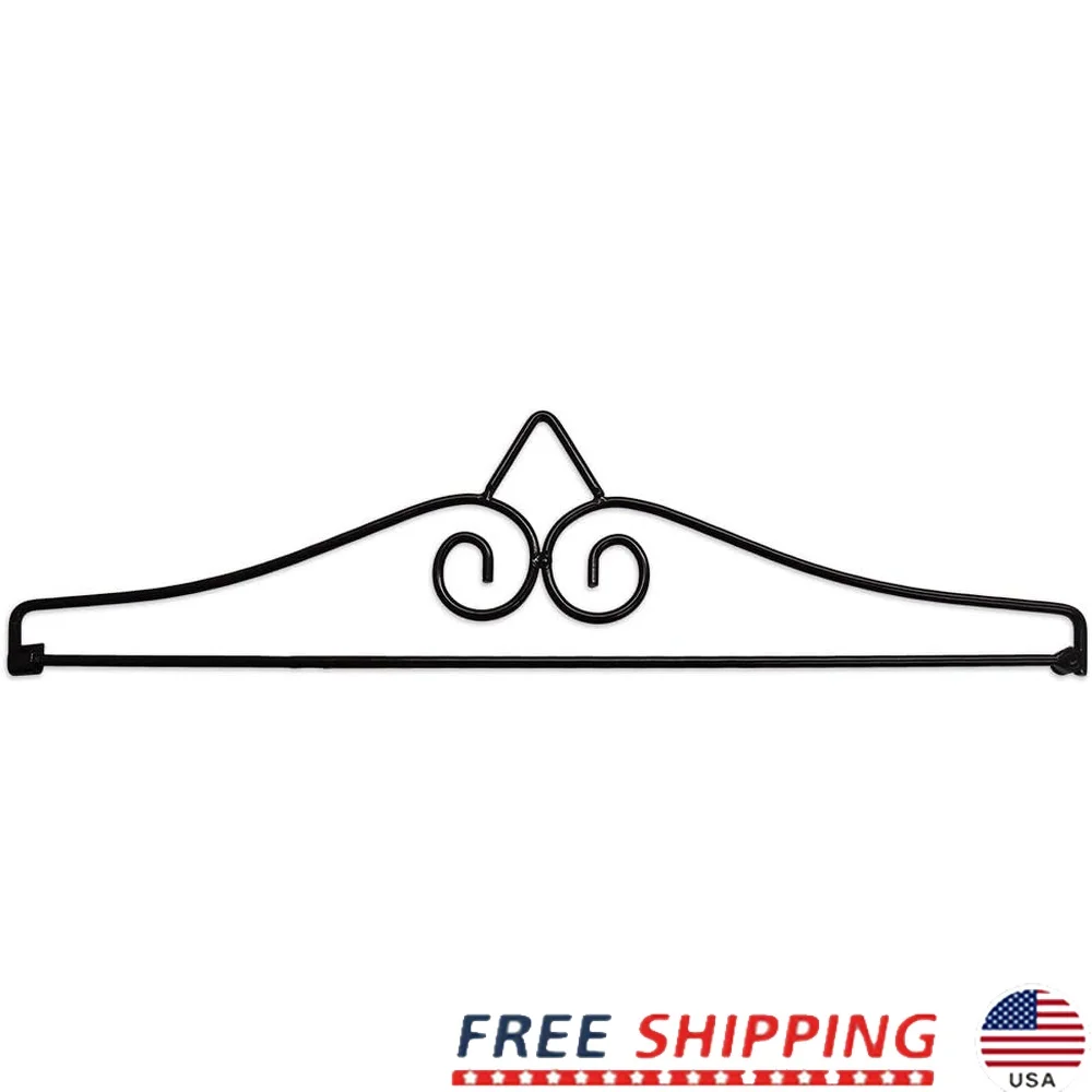 

Wall Mount Flag Hanger Indoor Outdoor Display Tapestry Banner Rod Easy Assemble Metal Accessory Versatile Home Decor
