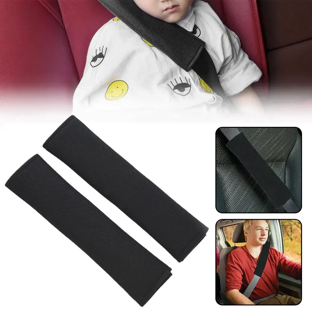 Universal Car Safety Belt Cover Adjustable Seat Belt Strap Shoulder Auto Covers Protector Pad Shoulder Accessories Cover Ca Q2F4