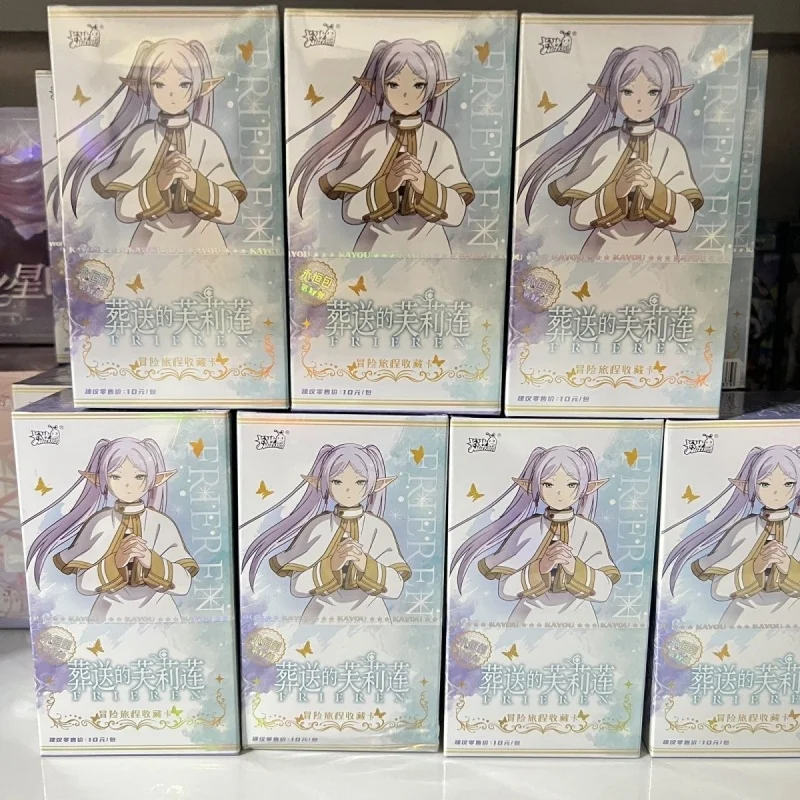 

Горячие Kayou оригинальные концевые карты Frieren Beyond Journey's в стиле фэнтези аниме главный герой персонаж приключения коллекционные карты подарки на день рождения