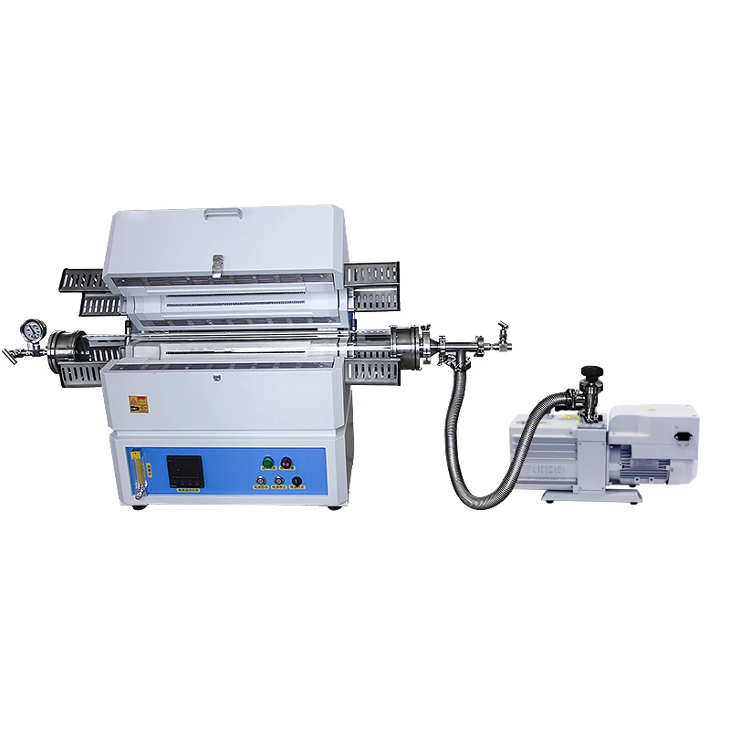 

PID Control Laboratory Vacuum Quartz Horizontal 1200C Tube Furnace