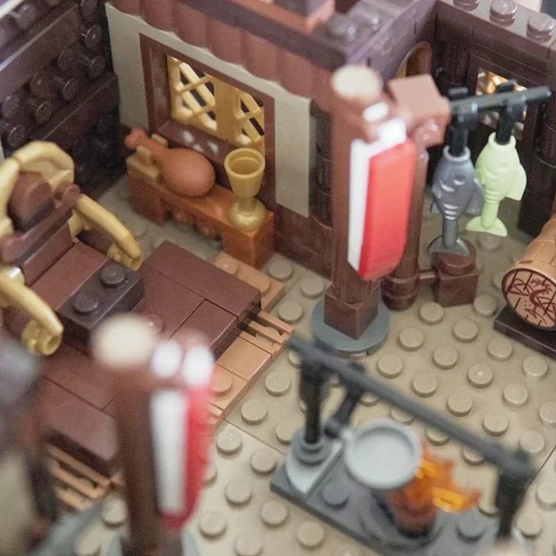 خواتم نموذج الفيلم Moc قوالب بناء فايكنغ تكنولوجيا البناء الرئيسية وحدات كتل هدايا عيد الميلاد اللعب لتقوم بها بنفسك مجموعات الجمعية