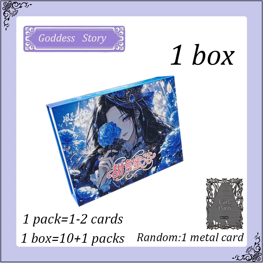 2026 New Goddess Story Card Waifu Card Anime Game Girls Summer Pool Party Swimsuit Trading Cards Booster Box Collector Gift