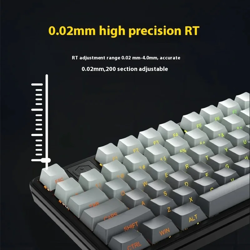 Imagem -03 - Irok N87pro Gaming Teclado Mecânico Teclados Magnéticos Teclado com Fio Personalizado Valorant Gamer Acessório 8000hz 002 Milímetros