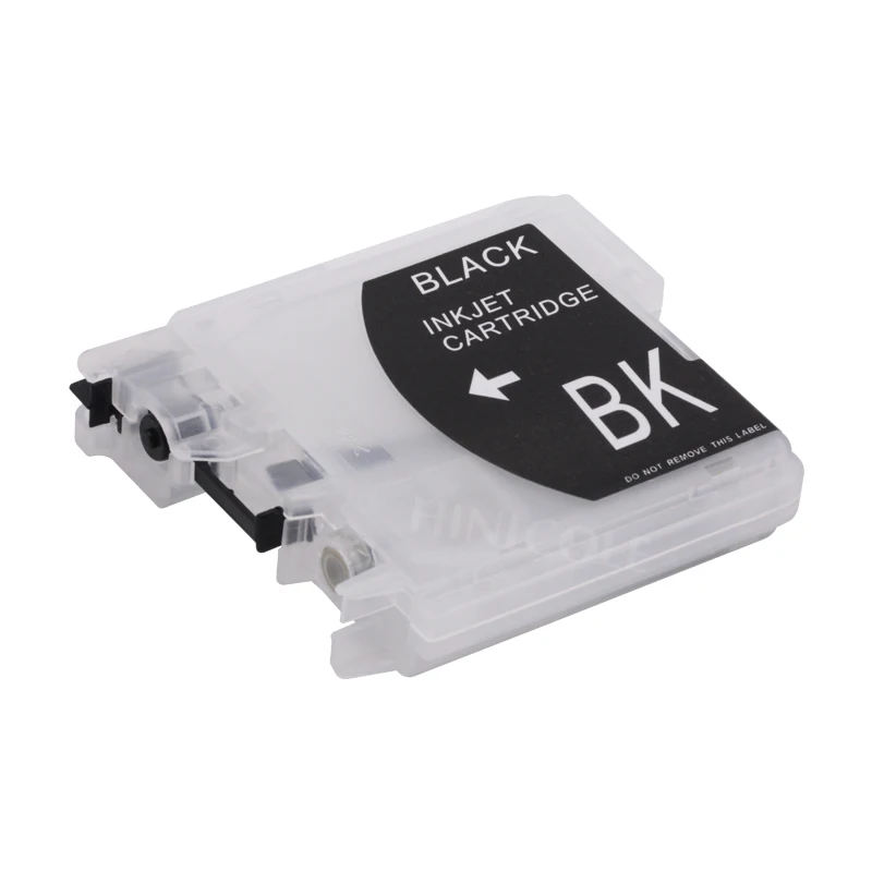 LC38 LC39 LC61 LC65 LC980 LC985 LC990 LC1100 No Chip Refillable Ink Cartridge For Brother DCP-J125 185C 195C J315W Printer