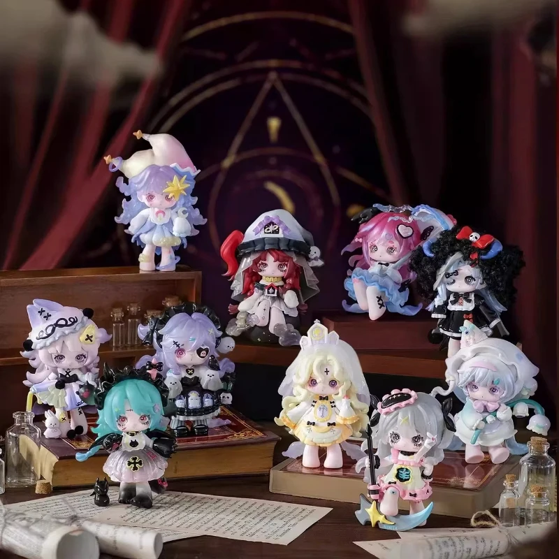 

Оригинальный товар: Ninita Ii Witch Revelation Blind Box, модные аксессуары для игр, милые украшения, подарки для девочек