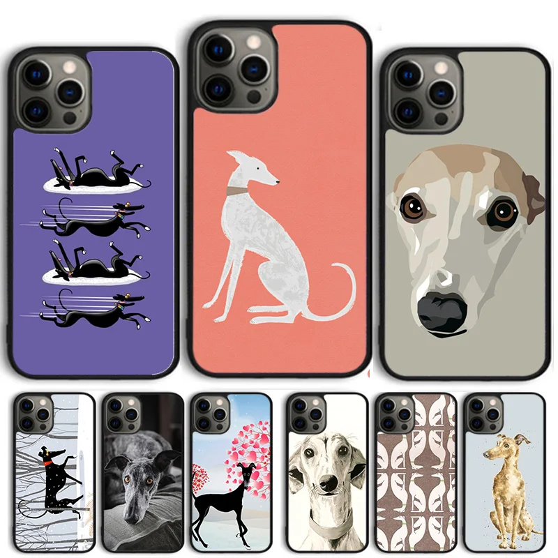 Greyhound Phone Case Cover For iPhone 16 15 11 13 14 Pro Max 12 mini Plus X XS Max XR Fundas