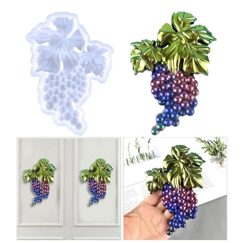 عيد الحب القرع قالب العنب الحلي شبه مجسمة قلادة راتنجات الايبوكسي صياغة قالب مستلزمات صناعة المجوهرات #3