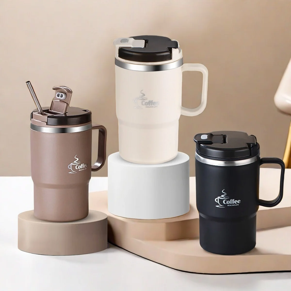 yZ[z450/500ml 304XeX ۉR[q[Jbv Xv[Xg[i[t d\\   Rh~ q/w}OJbv