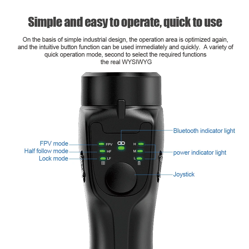 Imagem -05 - Estabilizador Cardan Handheld para Telefone Eixos Inteligente Anti Shake Gravação de Vídeo Xiaomi Iphone Smartphone f8