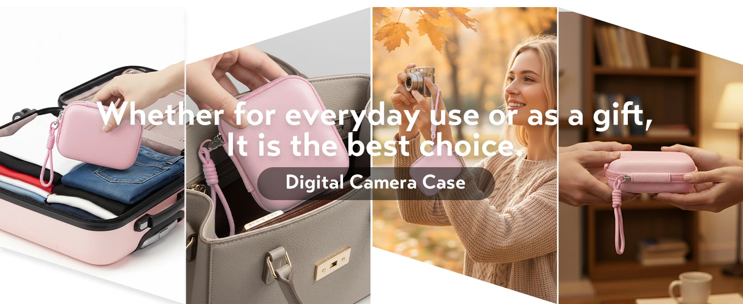 Digitalkamera-Tasche, Schützende Harte EVA-Hülle Kameratasche für KODAK PIXPRO FZ55 FZ45, Kleine Reise-Kompaktkamera-Zubehör – Detail 5