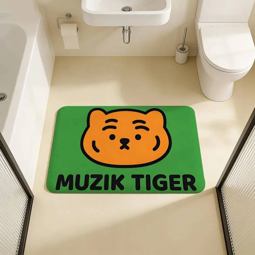 M-MuzikS Luxury T-TigerS Hallway Carpet Washable Non-Slip Living Room Sofa Chairs Area Mat Kitchen Doormat Area Rug