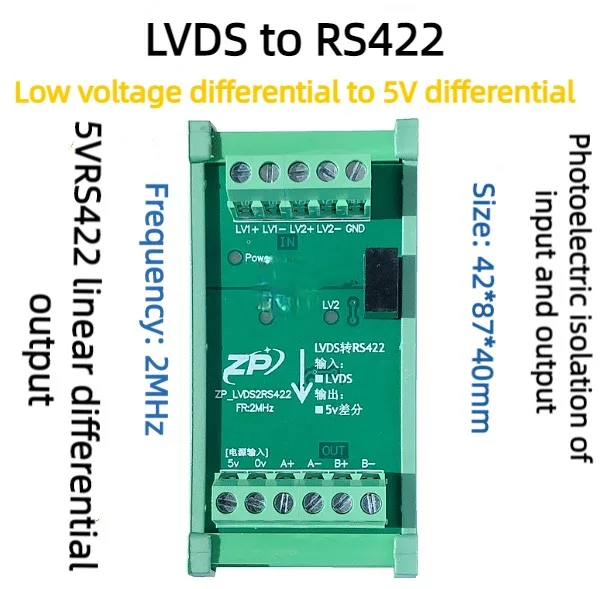 Conversor Diferencial de Baixa Tensão Lvds para Rs422 Lvds para Ttl Conversor de Baixa Tensão Diferencial para Ttl