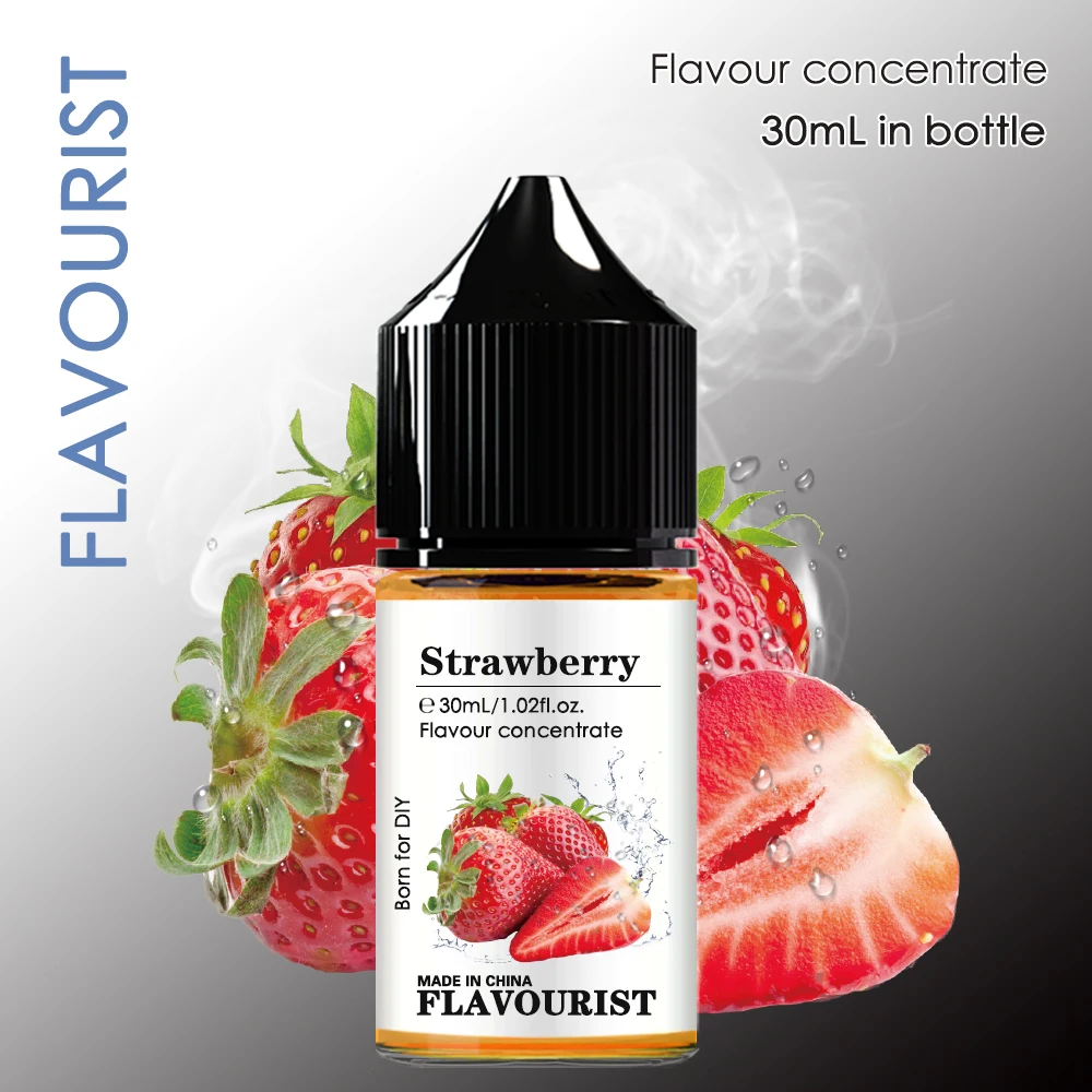 FLAVOURIST Ripe strawberry aroma flavor Water solubility Natural flavors Concentrate best flavoring