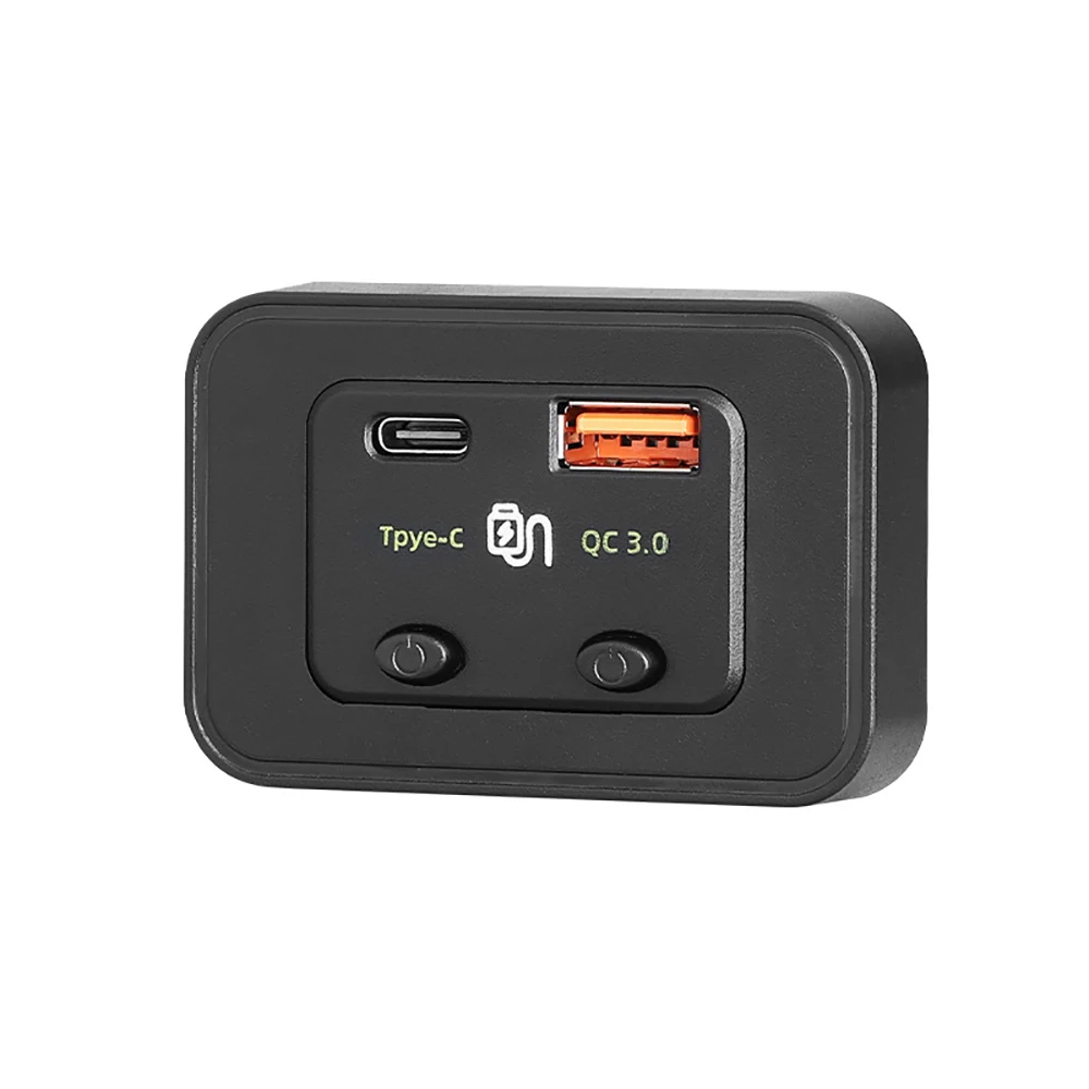 

Автомобильное зарядное устройство с двумя USB-портами, 48 Вт, PD Type-C и QC 3,0