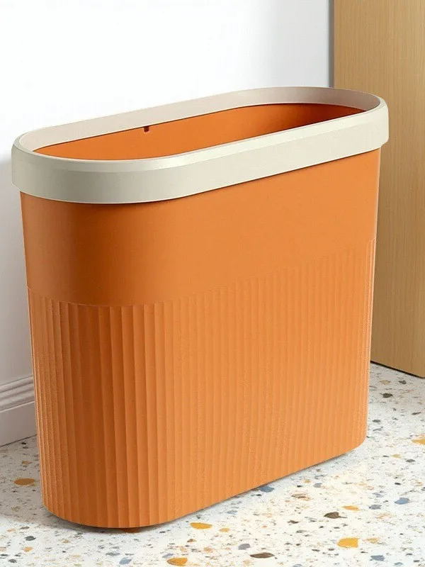 

Home Use Narrow Tra Can Toilet Special No Cover High Aesthetic Value Paper Basket Long Tub ape Pr Ring Opening