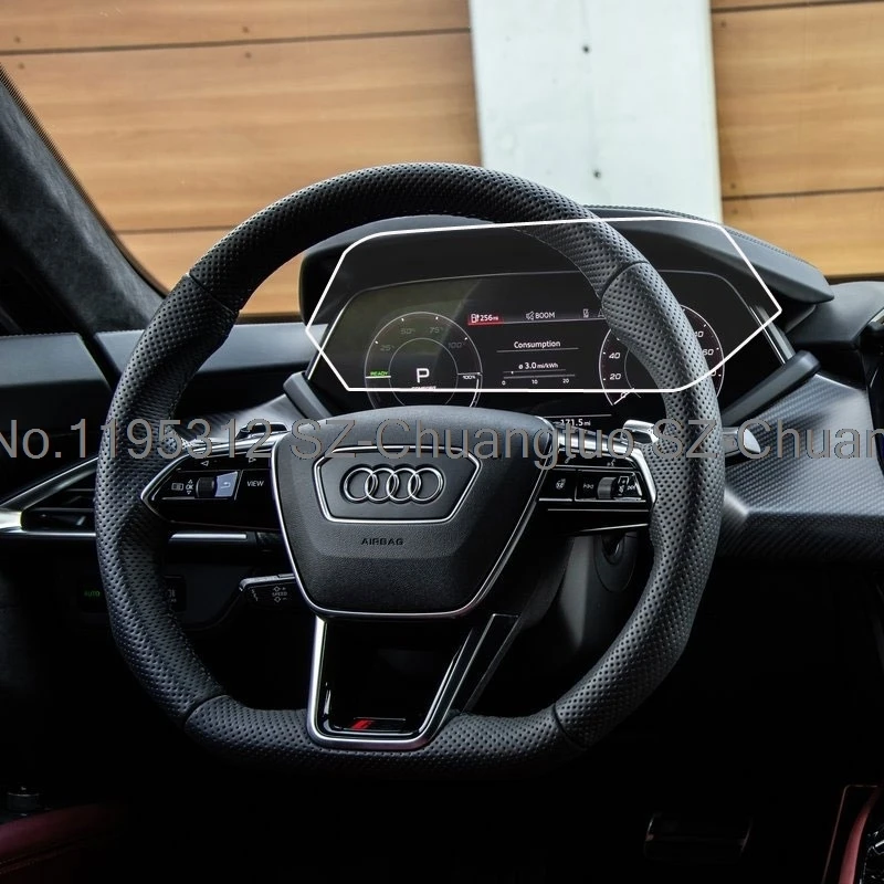 واقي للشاشة من الزجاج المقسى لأودي S e-tron GT RS e-tron 2024 2025 لوحة قيادة السيارة المضادة للخدش