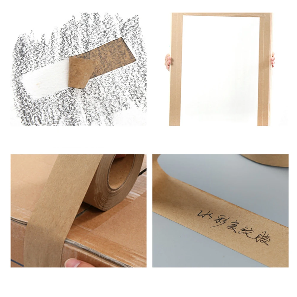 

2pcs Creative Tape Strong Adhesive School Supplies Simple Fixing Painting Tools Water Soluble Tape Arts Crafts