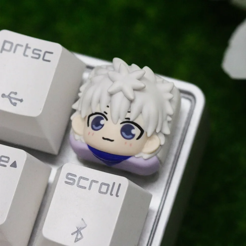 Pixiv الكرتون كيكابس أنيمي شخصية مادة الراتنج Esc مفتاح استبدال Keycap للوحة المفاتيح الميكانيكية #4