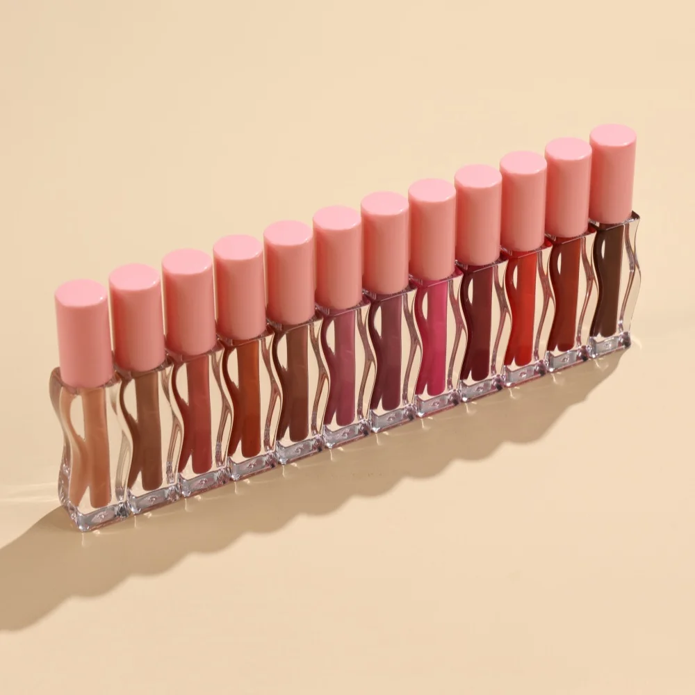 Lip Gloss Matte Nude Shade Liquid Lipstick Custom Private Label Vendor Lipgloss Vendor Wholesale Waterproof Vegan Cruelty-Free