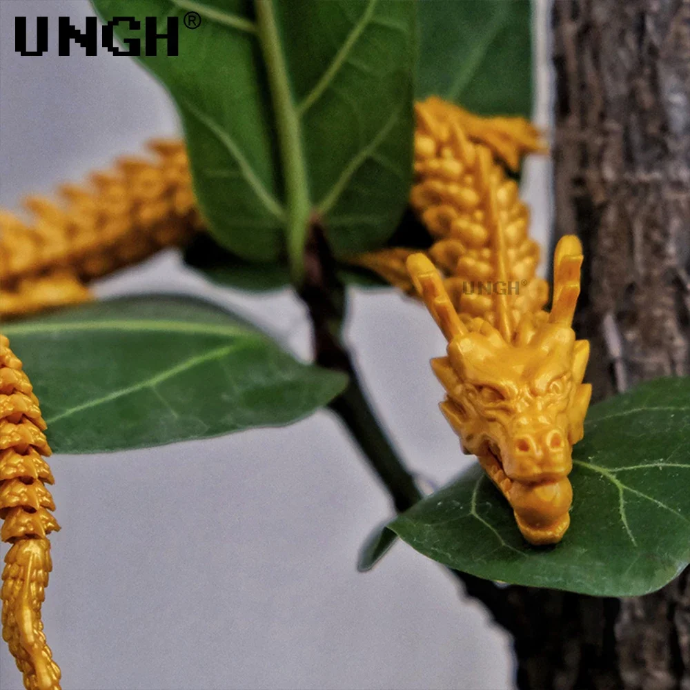 UNGH Figura de acción articulada dragón 3D para niños - imagen 2