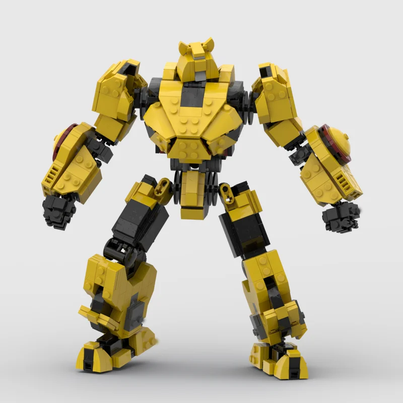 New 924Pcs Hot Famous Car People Movie Moc Bumblebee Model Building Blocks Diy Creative Ideas Toy Birthday Christmas Gifts