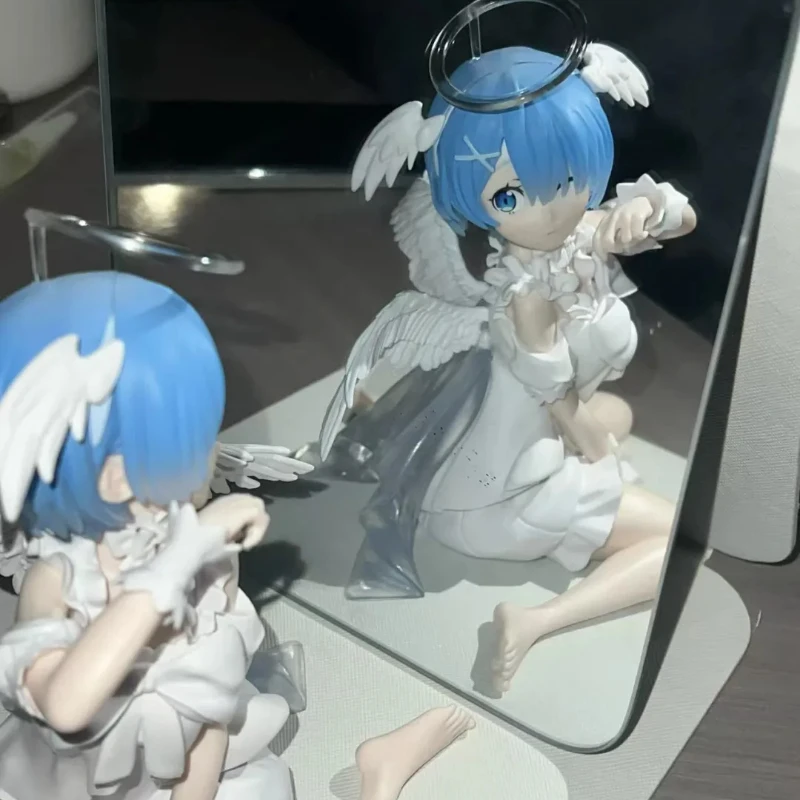 

Bandai Re:Zero -Starting Life in Another World Rem Figure Relax Time Sweet Angel Anime Action Figures Boxed Model Desktop Decor
