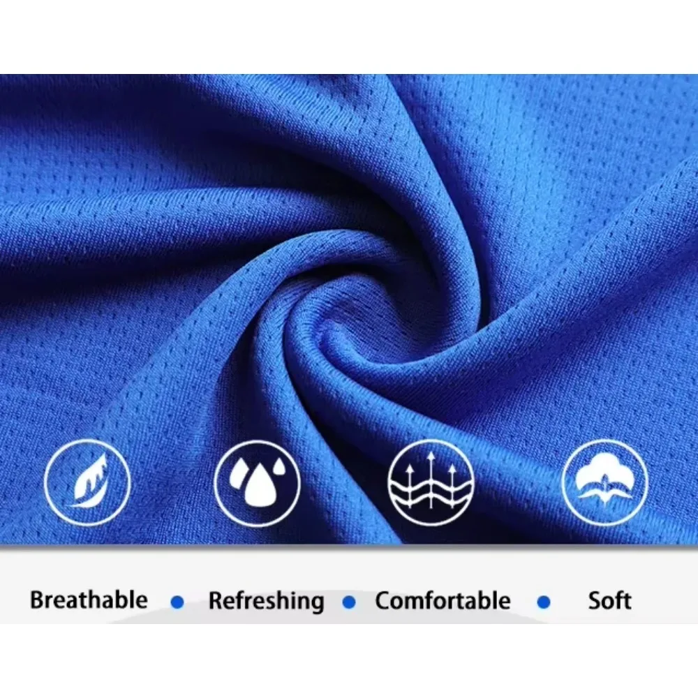 جيرسي كرة القدم - أزرق مخضر مع لهجات برتقالية/بيضاء "هيل 10" قميص رياضي رسمي لمحبي جيرسي رياضي بطبعات ثلاثية الأبعاد عالية الدقة