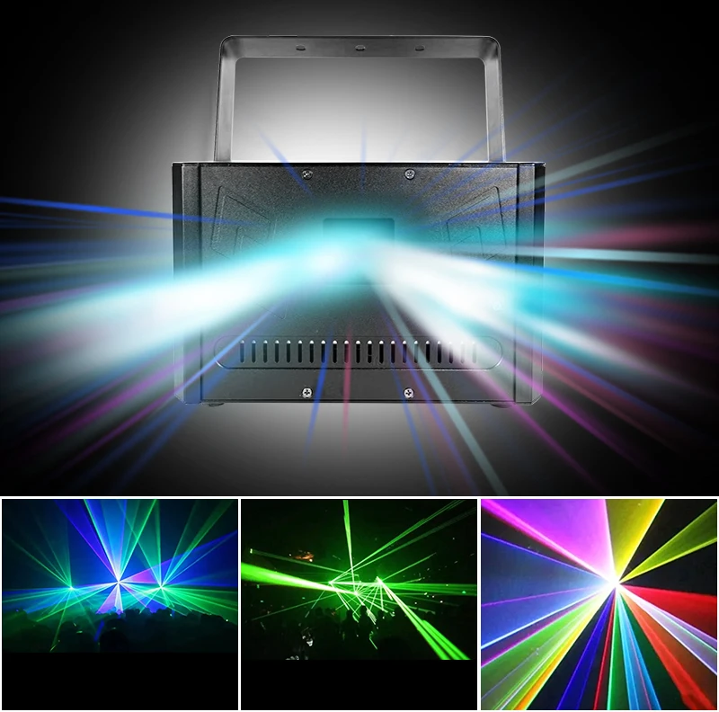 10W RGB Animations-Laserlicht ILDA/RJ45/DMX512 Mobile Bluetooth-App-Steuerung für DJ, Disco, Bar, Party, Hochzeit und Bühnenlaserlicht – Detail 2