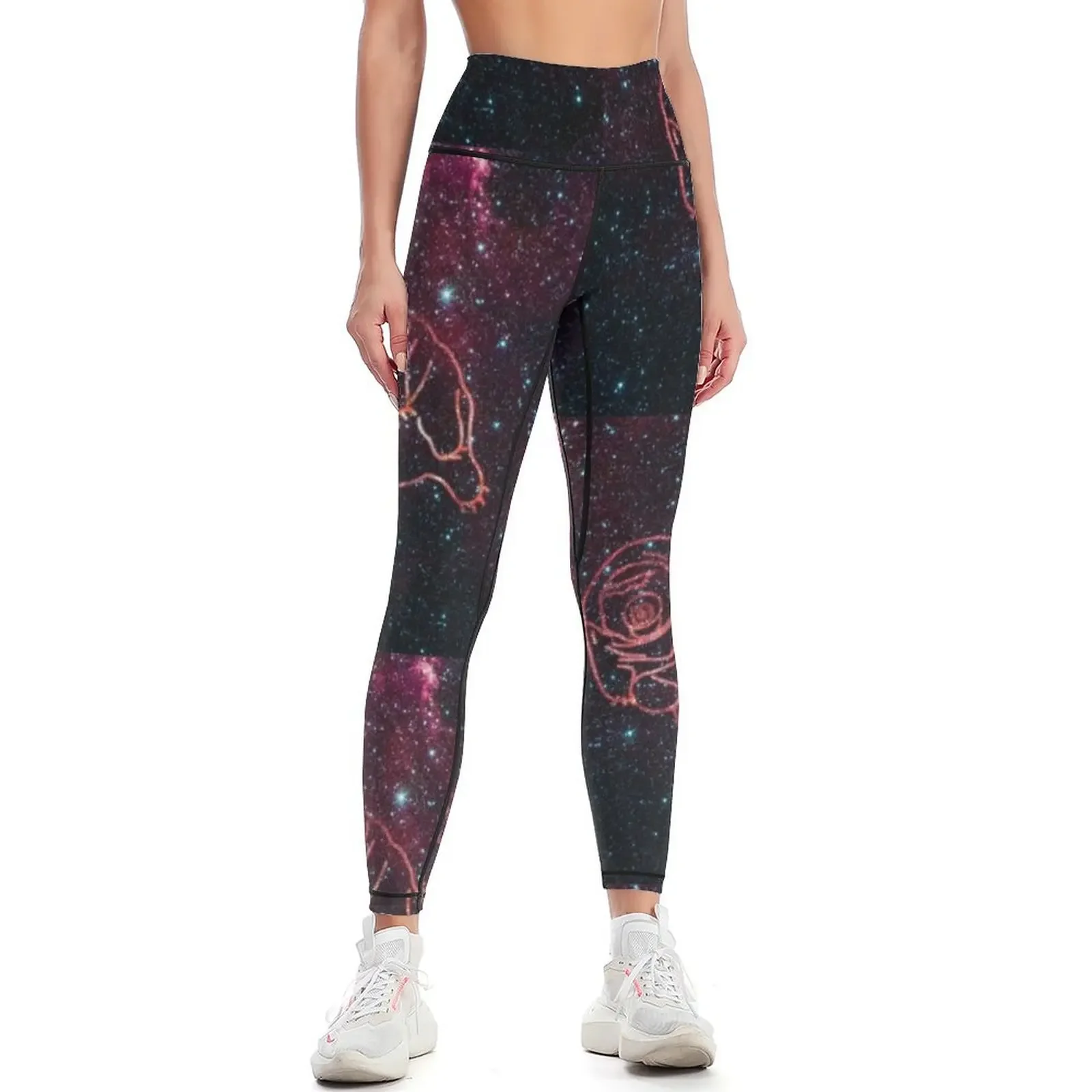

Cosmic Majesty - Tardigrade in a Star Field Leggings Legging sport Sweatpants Womens Leggings