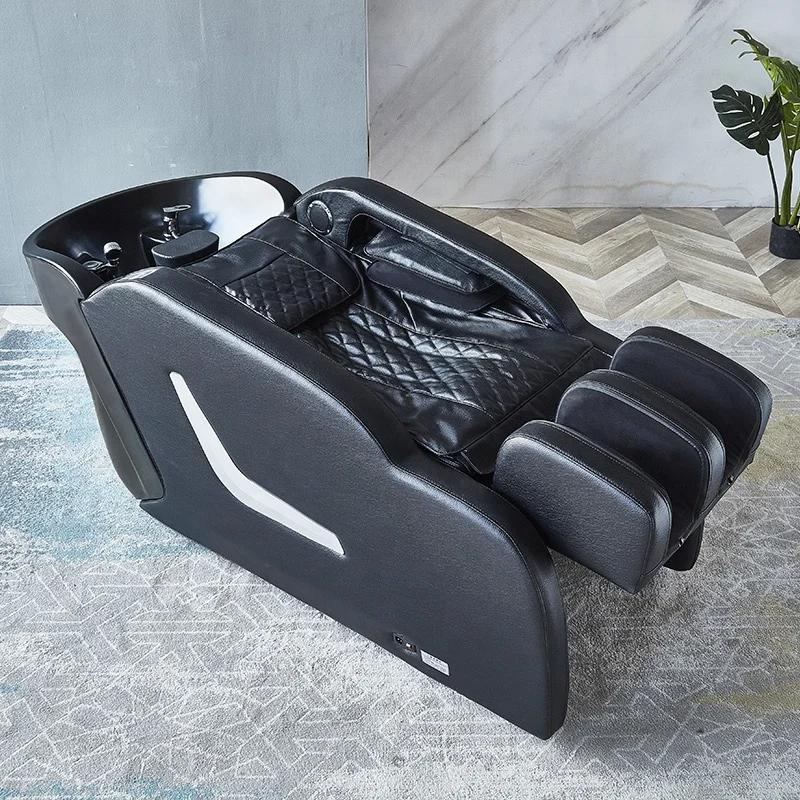 Hot-selling beauty bed shampoo basin sink adjustable reclining hairdressing shampoo bed beauty salon electric adjustable bed