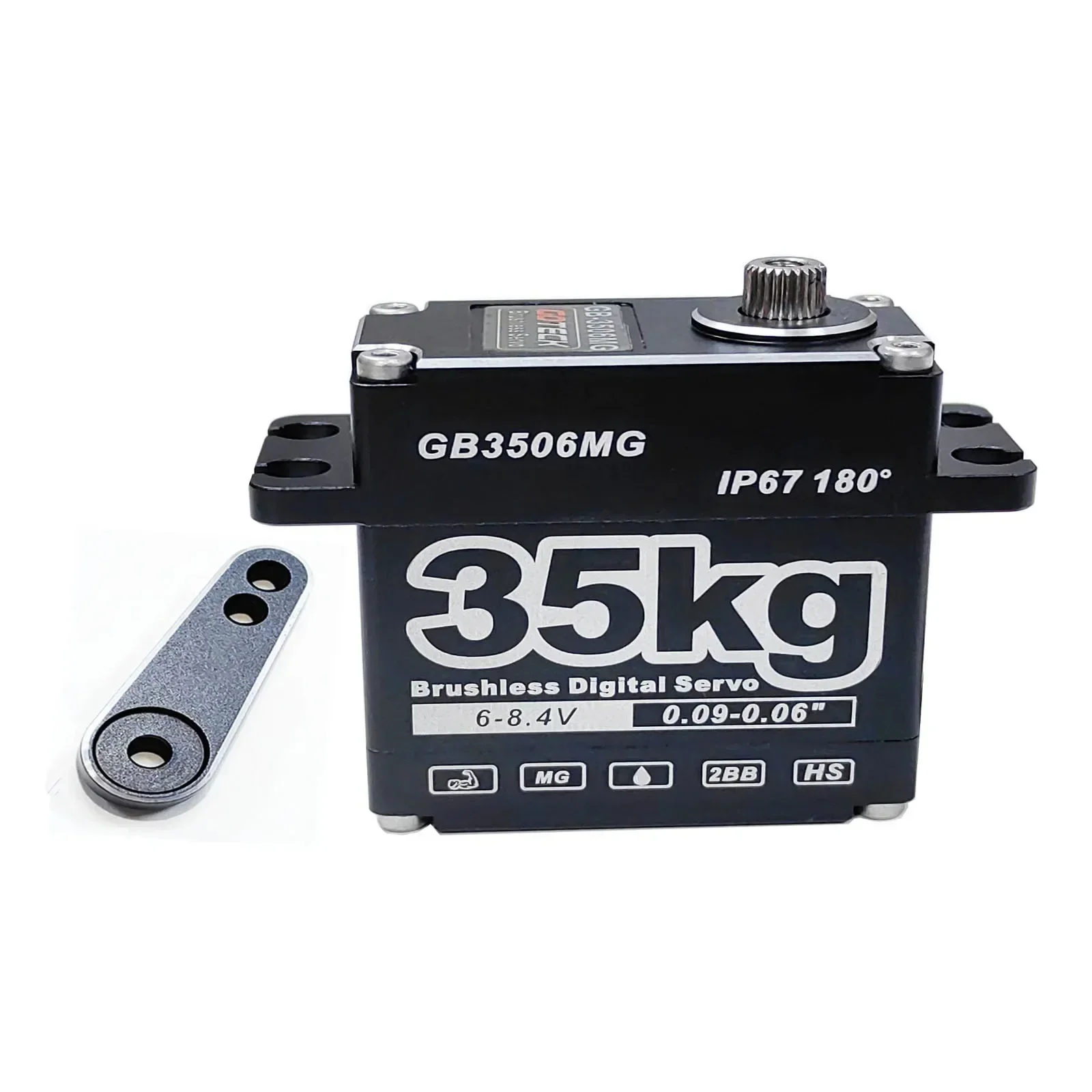 RC Servo 25kg 35kg 45kg Metal Waterproof Servo For RC 1/10 1/8 Traxxas TRX4 Axial SCX10 Crawler Car Robot Truck Robot Parts