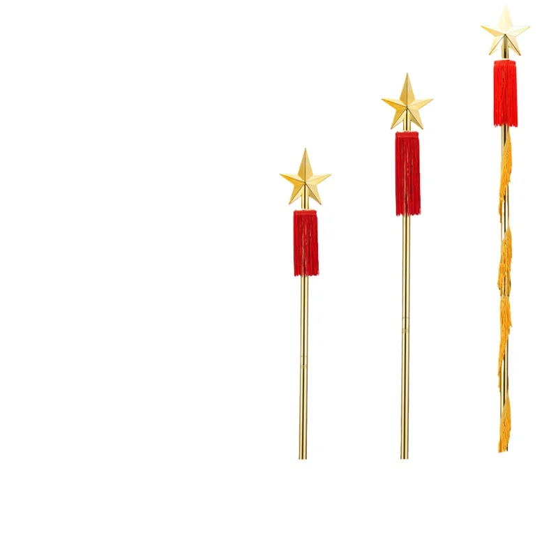 

Band baton, band conductor order, drum horn team, instrument conductor staff, handle conductor flag, stainless steel material