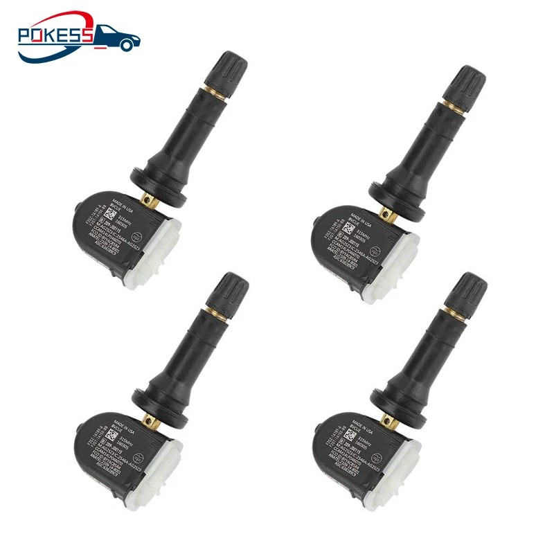 4pcs/set Car Tire Pressure Monitoring Sensor for Ford  315Mhz Compatible with 2015-2018 F-150 Edge F2GZ1A189A