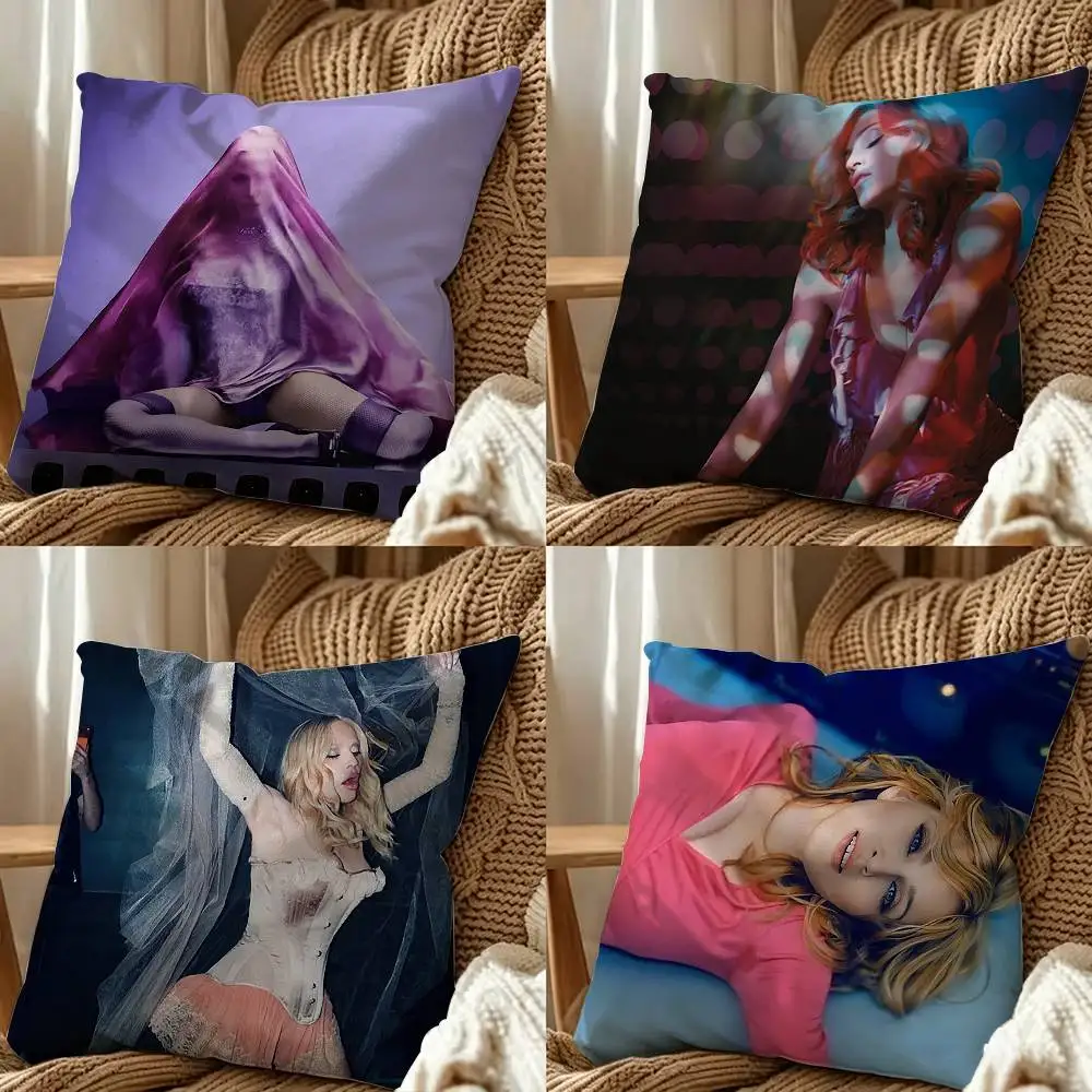 M-Madonna Confessions I Feel So Free (9) Double-Sided Printed Cushion Cover Bedroom Bedside Sofa Pillow Case